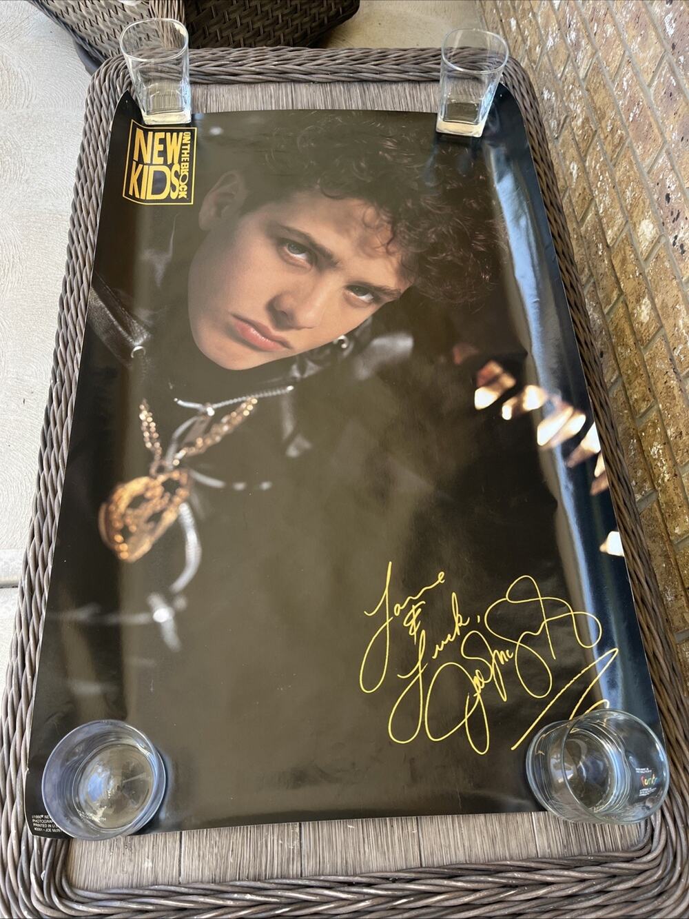 NKOTB 1989 Joey McIntyre Poster 22x34” - New Kids On The Block